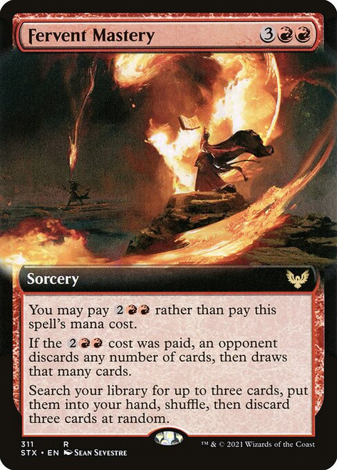 Fervent Mastery (STX) (Foil) (Extended Art) (#311)